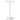 Bar table standing table, table for 2 people, 60 x 60 x 102 cm, white