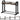 Raised dog bowl, 4-level height-adjustable feeding station with stand, 2 x 1.2 L stainless steel bowls, 3