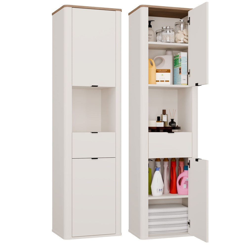 Badezimmerschrank CORDOBA 2D1S KASCHMIR EICHE CASTELLO hängender Hochschrank Schublade