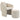 Relax Chair with Footstool Lounge Chair with Curved Backrest, Armrests, Nordic Chenille Upholstered Beige