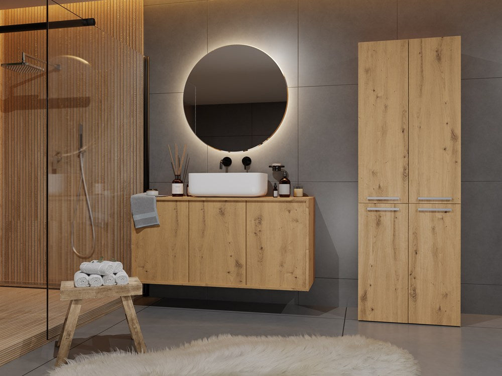 Badezimmer-Hochschrank Nel 2K/DD ARTISAN – Produktabbildung 2
