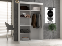 Kleiderschrank Iga 120A WEISS – Produktabbildung 4