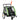 2-in-1 bicycle trailer for 2 children, stroller function, rain cover, brake, green