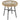 Boho-style garden table, PE rattan, tempered glass, weather-resistant, 50 cm x 50 cm x 50 cm, beige