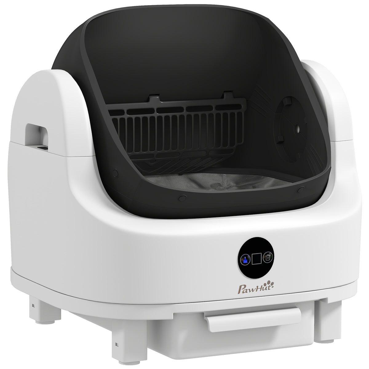 Self-cleaning litter box, 42L self-cleaning cat litter box with aromatherapy, trash bags, odor elimination 1-5