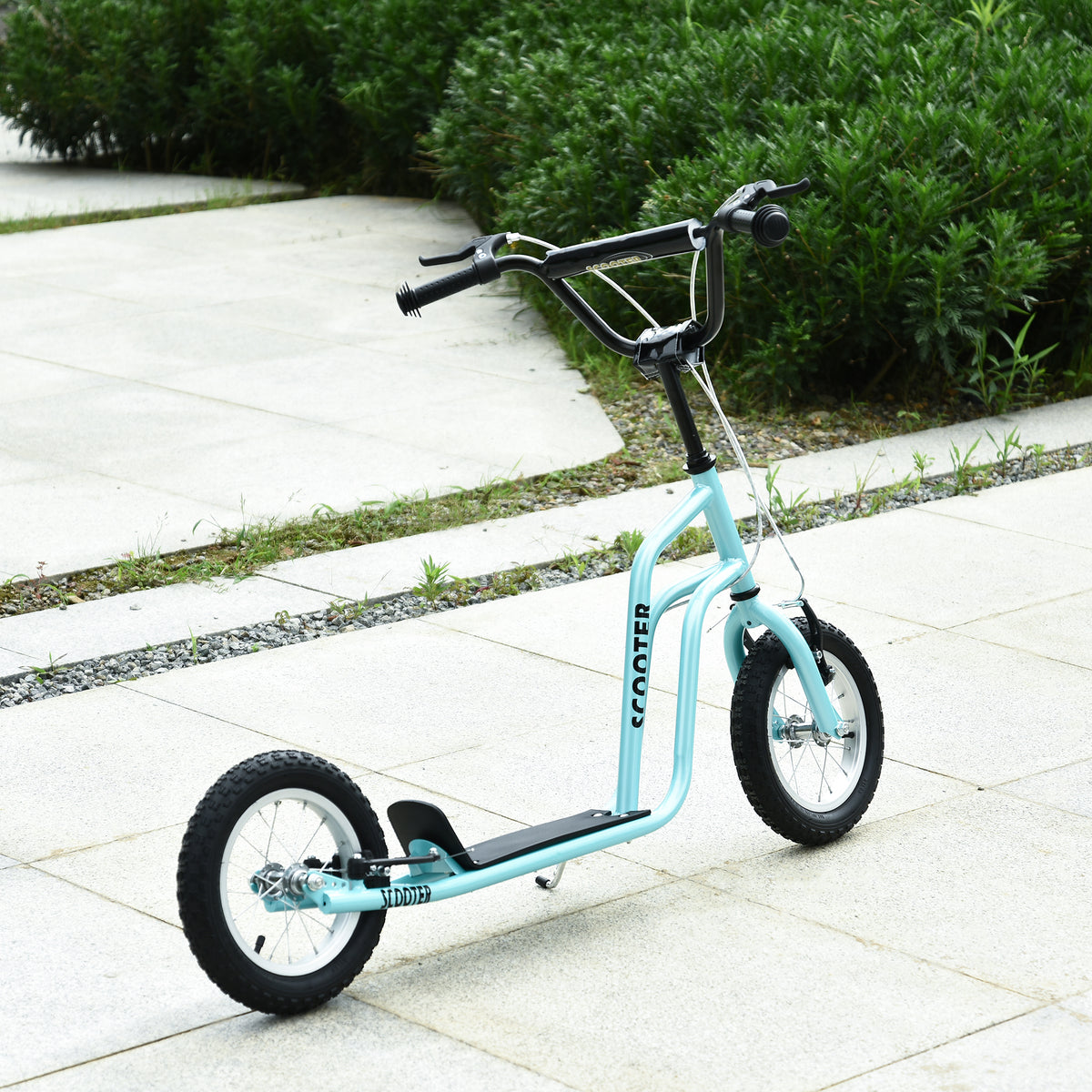 HOMCOM Kinderroller Lenker Verstellbar Scooter Tretroller Cityroller Kinder Roller Kickboard mit – Produktabbildung 2