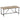 HOMCOM Esstisch für 6-8 Personen Moderner Rechteckiger Küchentisch mit Holzoptik, 180 x 80 x 75,5 cm, Natur