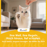 PawHut Katzenhaus mit Halterung für Fensterbänke und Heizungen, Kissen, Holzrahmen, Weiß – Produktabbildung 9
