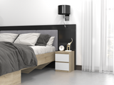 Nachttisch Malwa M2 WEISS SONOMA – Produktabbildung 4