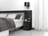 Nachttisch Malwa M2 SCHWARZ – Produktabbildung 6