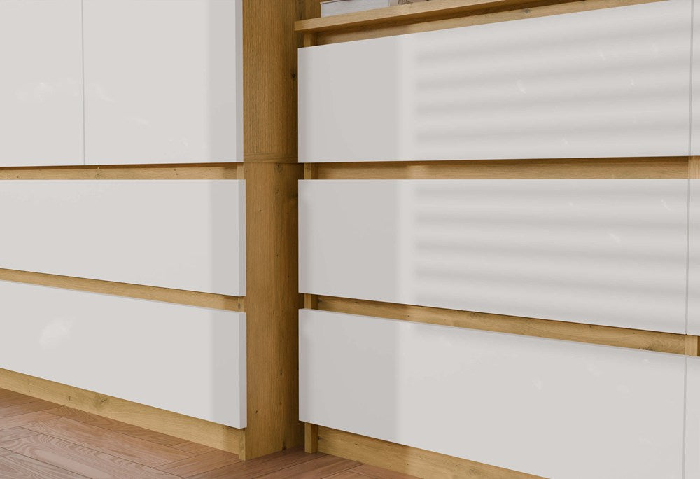 Kommode Malwa M6 120 EICHE ARTISAN WEISS – Produktabbildung 9