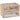 Wooden hamster cage, 2 levels, 60 x 35 x 42 cm, rodent cage, small animal cage with hinged wire roof, water