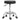 Salon stool, height-adjustable, faux leather, up to 110 kg, Ø42x50-64H cm, black