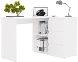 Schreibtisch NICEA RECHTS WEISS