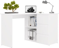Schreibtisch NICEA RECHTS WEISS