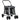 PawHut Hundebuggy Hundewagen bis 20 kg Klappbar 3 Seitentasche 102 cm x 62 cm x 105 cm Grau