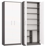 Regal Oliv 2D ANTHRAZIT WEISS