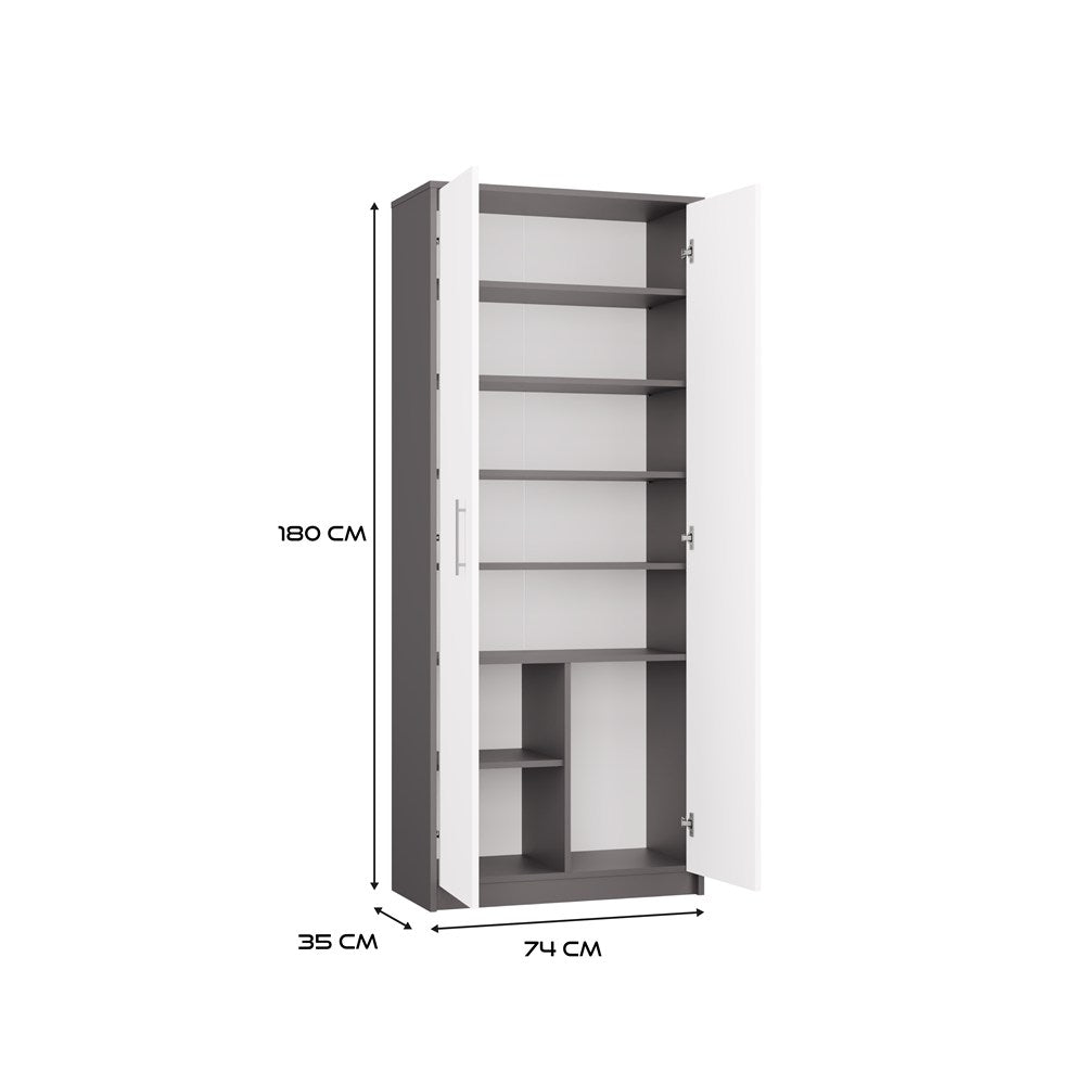 Regal Oliv 2D ANTHRAZIT WEISS – Produktabbildung 9