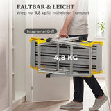 HOMCOM Arbeitsplattform Alu Werkbank Klappbar Arbeitstisch bis 150 kg, Arbeitsbühne mit Griff – Produktabbildung 6