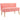 HOMCOM Zweisitzer-Sofa, elegantes Skandi Design, massiver Holzrahmen, bis 150 kg, 117 x 56,5 x 77 cm, Rosa