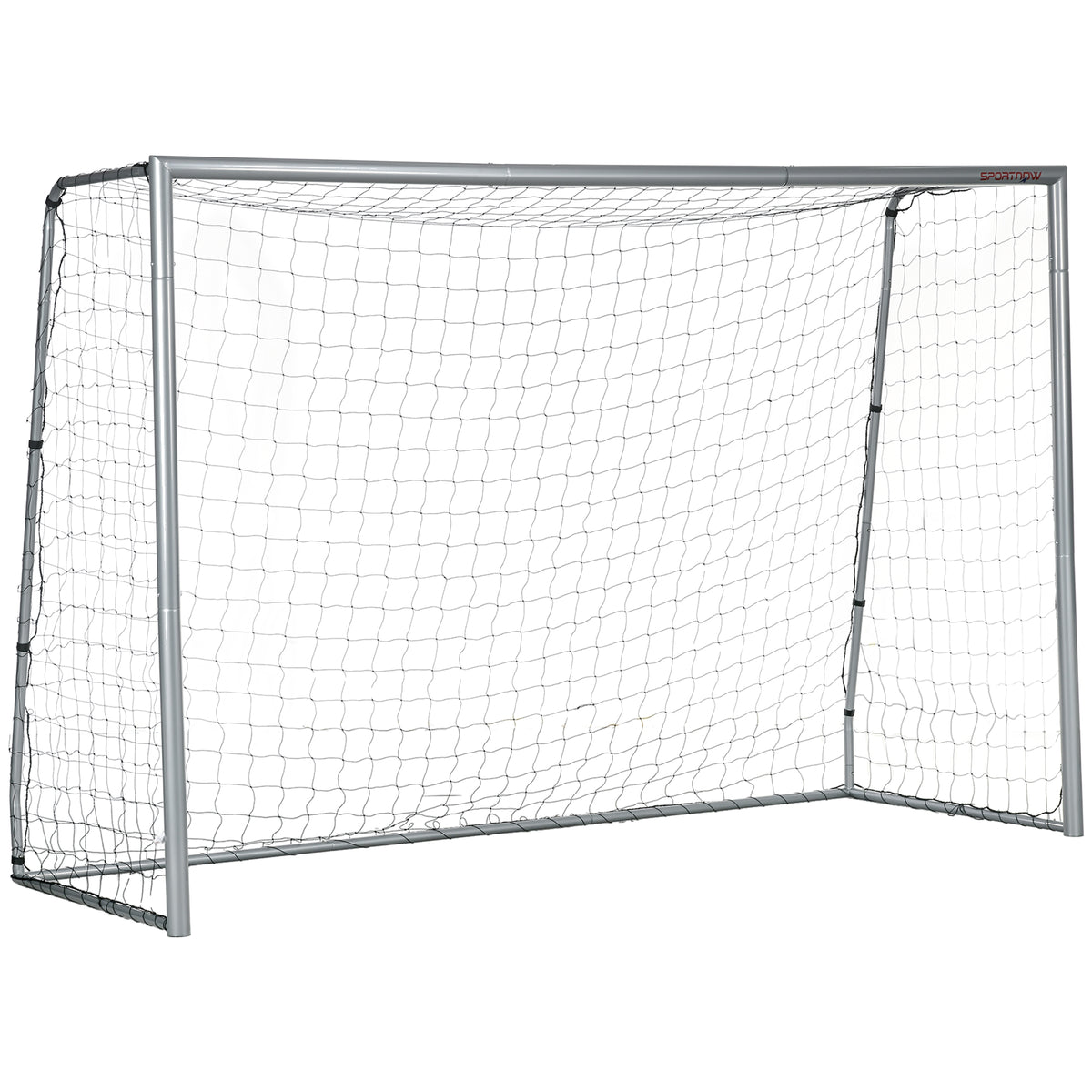 Weatherproof soccer goal, robust net, sturdy metal frame, easy assembly, 300 x 200 x 120 cm