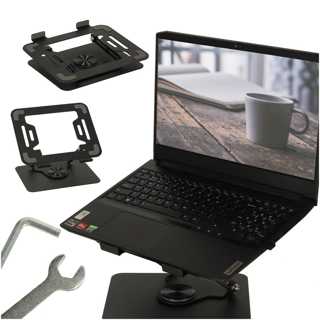 IKONKA Laptop-Ständer verstellbar 360° ergonomischer Laptop-Ständer