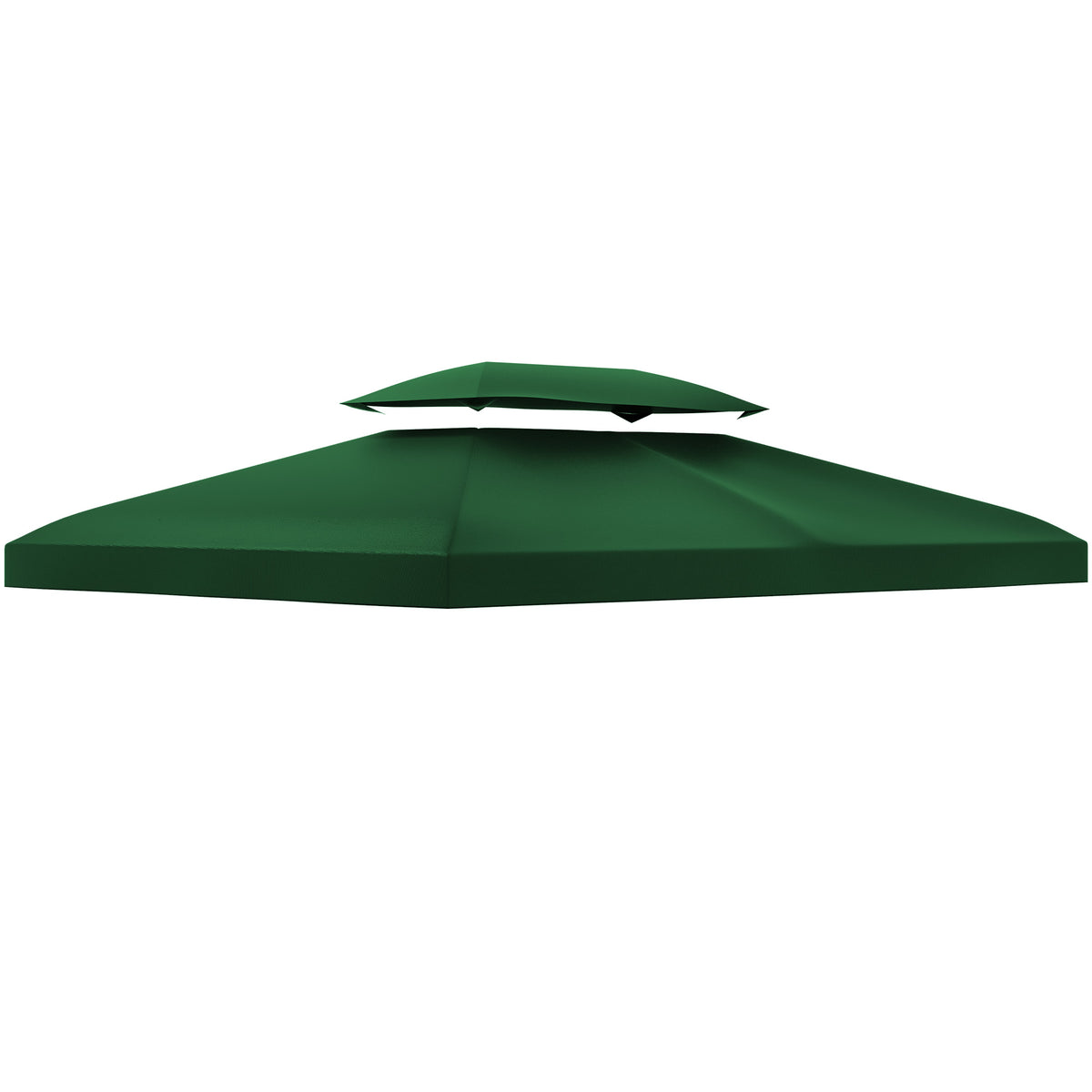Replacement roof for metal gazebo 3x4m water-repellent gazebo roof (double roof) replacement cover for garden