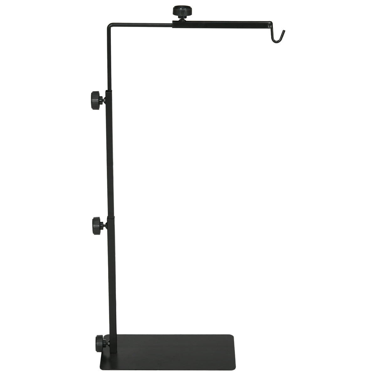 PawHut Wärmelampenständer für Terrarrien, höhenverstellbar, 40x15x95cm, Schwarz