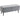 Bench, storage bench, upholstered bench, linen look, up to 150kg, 101x38.5x44.5 cm, grey
