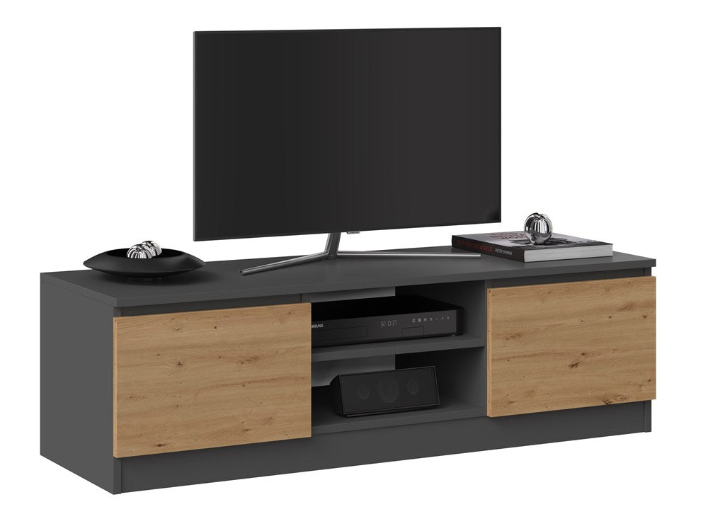 TV-Schrank Malwa 120 ANTHRAZIT ARTISAN – Produktabbildung 2