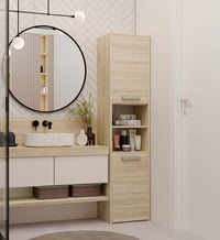 Badezimmer-Hochschrank Sara S40 EICHE SONOMA – Produktabbildung 2