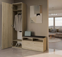 Kleiderschrank DUO EICHE SONOMA – Produktabbildung 7