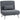 HOMCOM Polstersessel mit Bettfunktion, 3-in-1 Design, Schlafsessel, Gästebett, Stoffbezug, mit Kissen