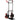 Stair-climbing hand truck, foldable transport trolley with steel frame, max. 120kg, 105.5 cm, transport cart for
