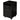 Mobile pedestal, drawer unit, container, 1 compartment, 1 shelf, 1 drawer, 40 cm x 3 cm x 60 cm, black