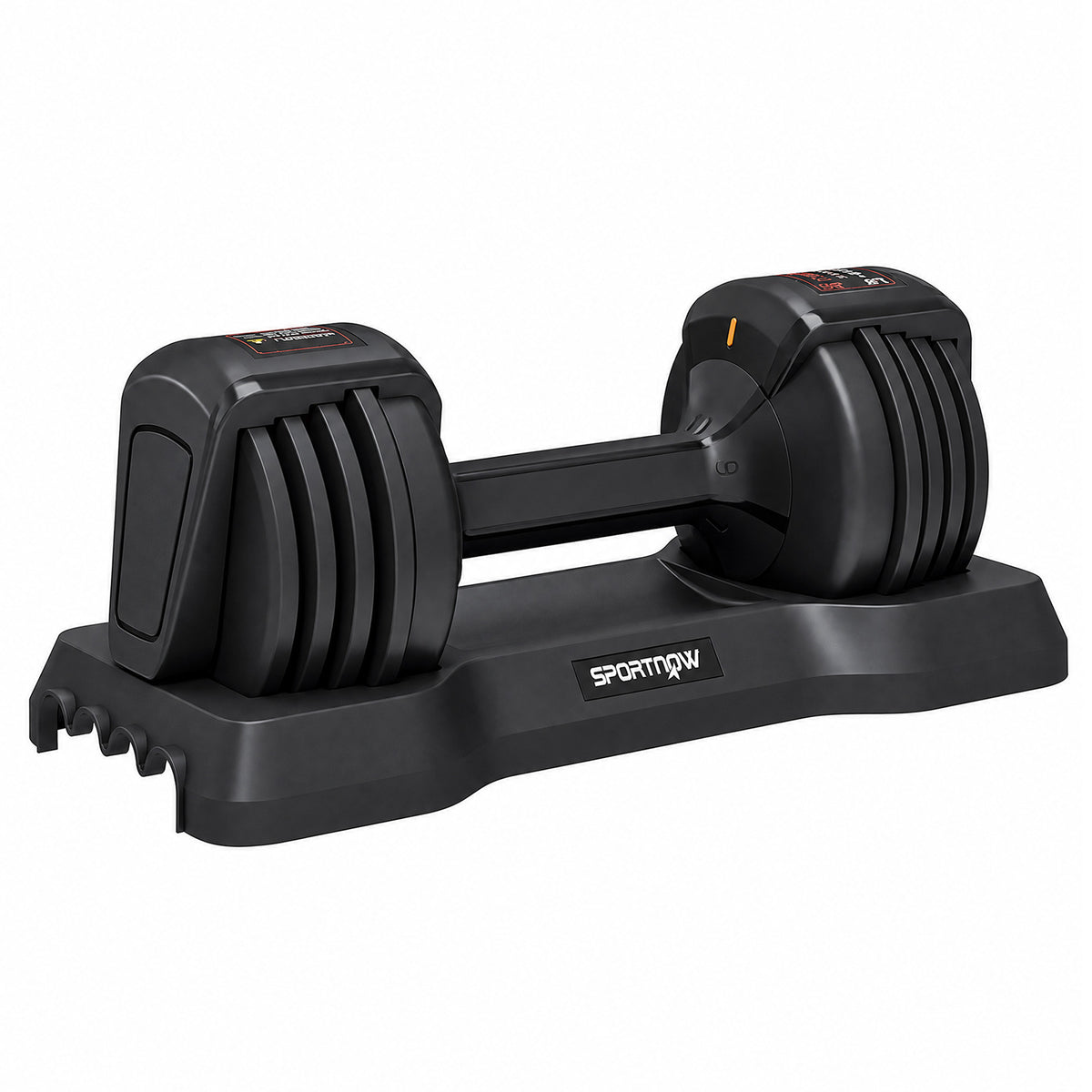 Adjustable Dumbbell Set, 11 kg Dumbbells with Quick Adjustment Tray, Non-slip Handle, Space-saving