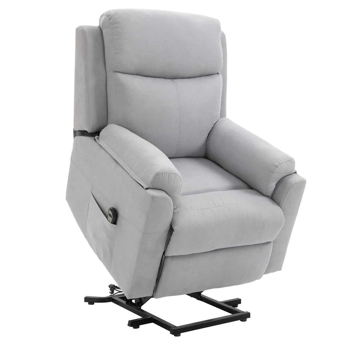 HOMCOM elektrischer Aufstehsessel Sessel mit Aufstehhilfe für Senior Relaxsessel TV Sessel mit schlaffunktion