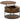 Round coffee table with lift-top, storage compartment, side shelves, steel frame, coffee table, brown