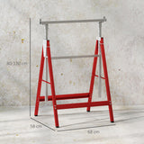 HOMCOM 2 x Gerüstbock, Unterstellbock, Stahl, Rot – Produktabbildung 3