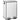 2 x 28 L double waste bin, pedal opening, easy to clean, stainless steel, plastic, silver