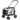 Dog stroller pet buggy dog carriage, foldable, detachable basket, 81 x 58 x 97.5 cm, black+dark green+white