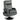 Recliner chair, electric upholstered armchair with USB port and footrest, velvet look, swivel, adjustable, grey