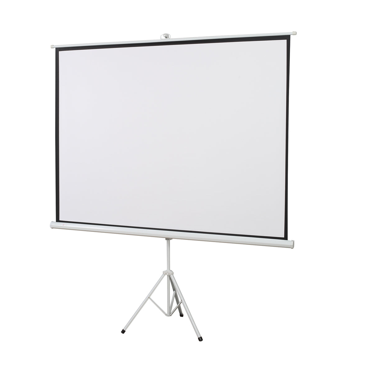 HOMCOM Projektionsleinwand im 4:3-Format, Kinoleinwand, Präsentationsfläche für Zuhause oder Büro, Weiß