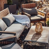 Gartenmöbelset TEXAS mit Sofa Sesseln und Couchtisch GRAU – Produktabbildung 11