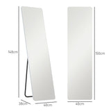 HOMCOM LED Ganzkörperspiegel, Touch-Steuerung, dimmbar, rahmenlos, 40 x 150 cm – Produktabbildung 3