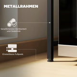 HOMCOM Mikrowellenregal, 3 Haken, ausziehbar, Metall, 40 cm hoch, Schwarz – Produktabbildung 6