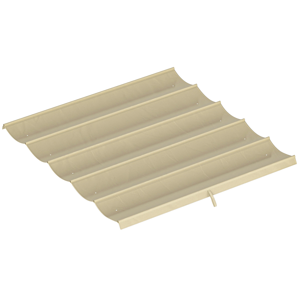Replacement canopy for 3 x 3 m pergola, retractable, with rain drainage holes, weather-resistant, polyester
