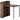 HOMCOM Esstisch Klappbar mit Regal, Industrie-Design, Platzsparend, Für Kleine Räume, 80x90x93cm
