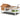 Tortoise house, 2-level enclosure, lamp holder, small animal cage, orange