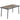 Outsunny Outdoor Tisch für 6 Personen, Holzoptik, Metallrahmen, wetterfest, 145 x 85 x 72 cm, Grau